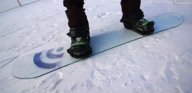 szklana deska snowboardowa