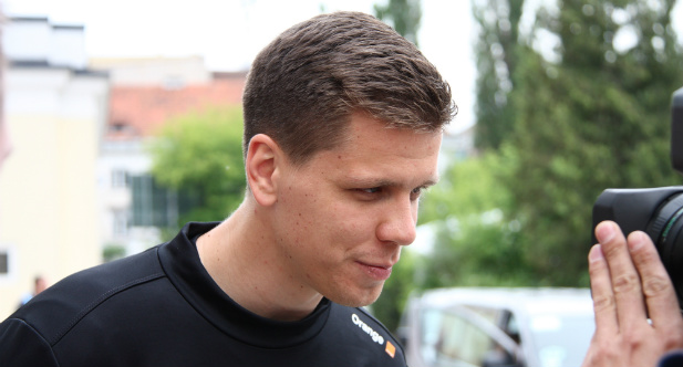 Wojciech Szczęsny podczas wywiadu 