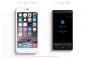 Lumia 830 ciśnie iPhone`owi 6 Plus