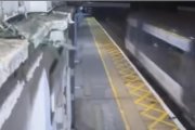 Pijany facet przeżył potrącenie przez pociąg