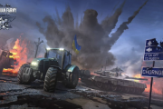 Powstała gra, w której trzeba kraść rosyjskie czołgi traktorem na czas
