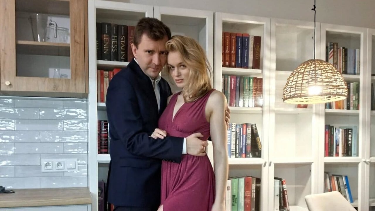 Łukasz Schreiber z żoną