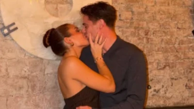 Nicola Zalewski z dziewczyną