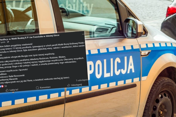 policja, post na facebooku