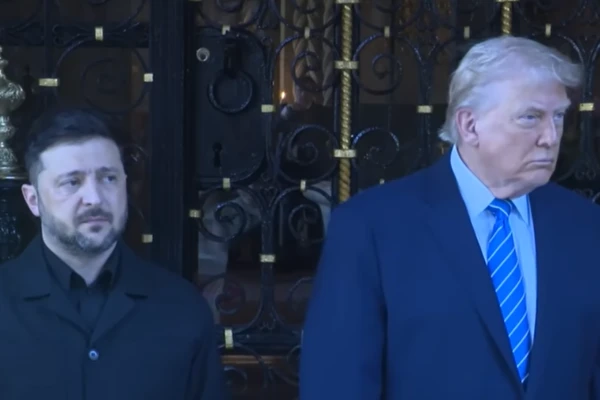 Donald Trump i Wołodymyr Zełenski