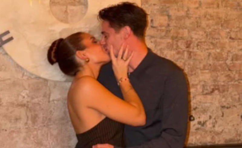 Nicola Zalewski z dziewczyną Nicola Zalewski z dziewczyną