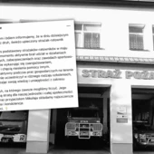 straz pozarna, post na facebooku